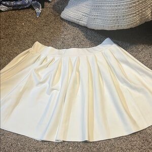 Amazon Cream Skater Skirt